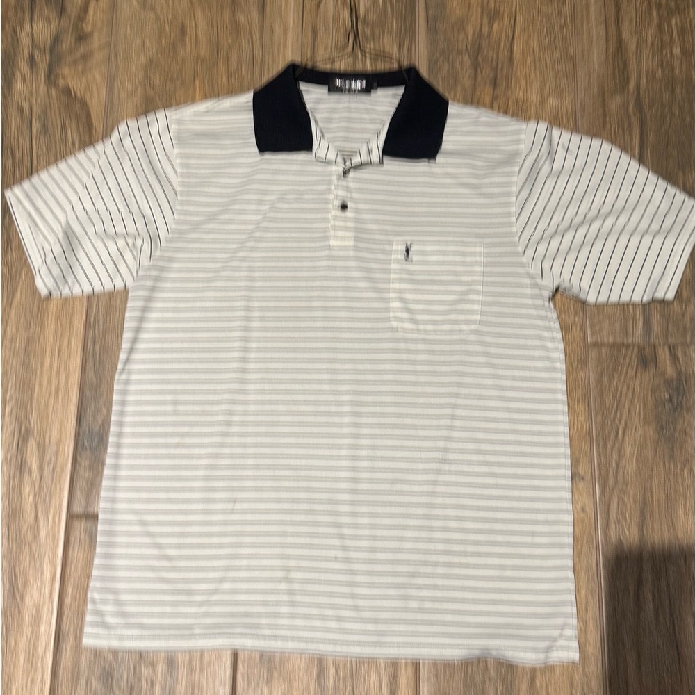 YSL vintage collared polo 100% cotton